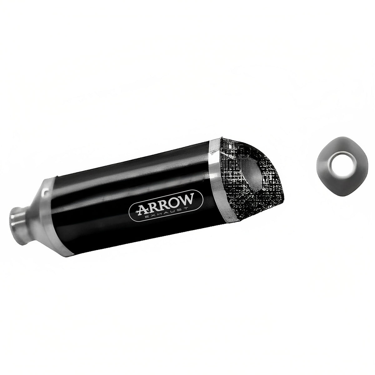 Arrow 71699AKN Street Thunder Aluminium "Dark" Slip On With Carbon End Capfor Original Headers
