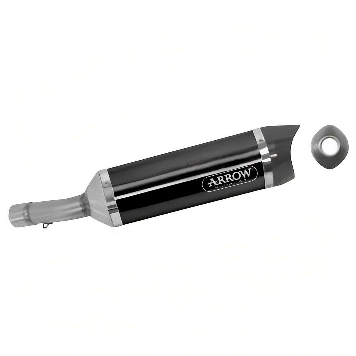 Arrow 71722AKN Street Thunder Aluminium "Dark" Slip On With Carbon End Cap