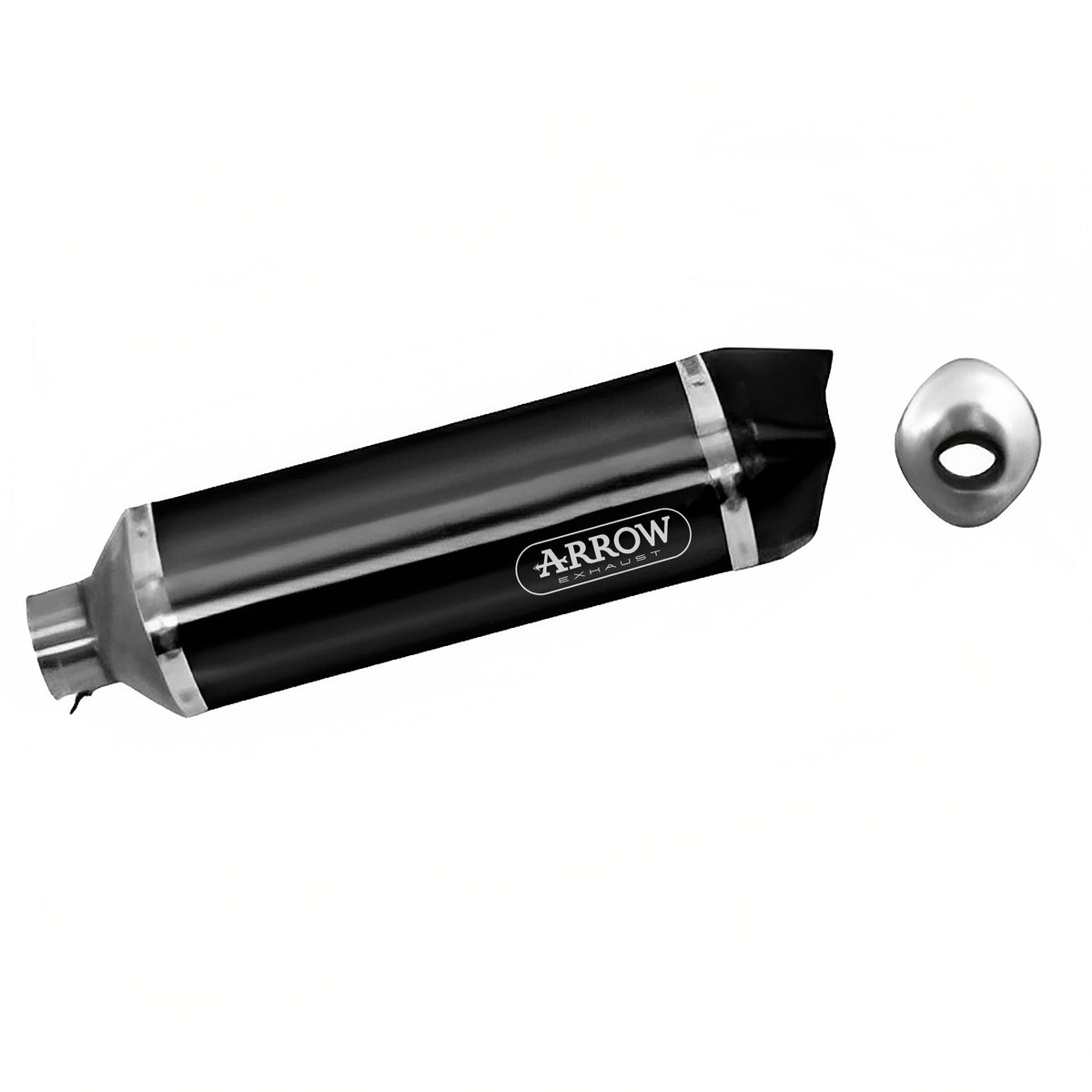 Arrow 71723AKN Race-Tech Aluminium "Dark" Slip On With Carbon End Cap