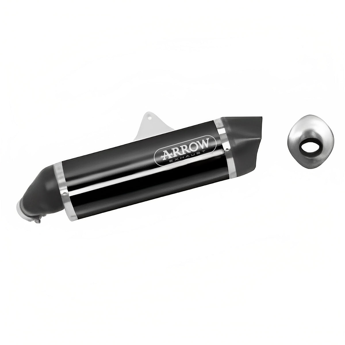 Arrow 71816AKN Maxi Race-Tech Aluminium "Dark" Slip On With Carbon End Cap