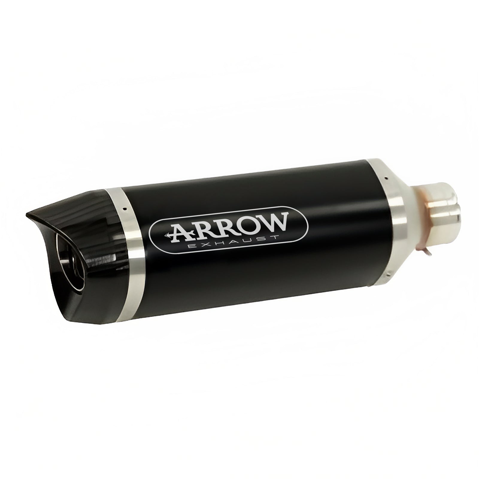 Arrow 71831AKN Street Thunder Aluminium "Dark" Slip On With Carbon End Cap