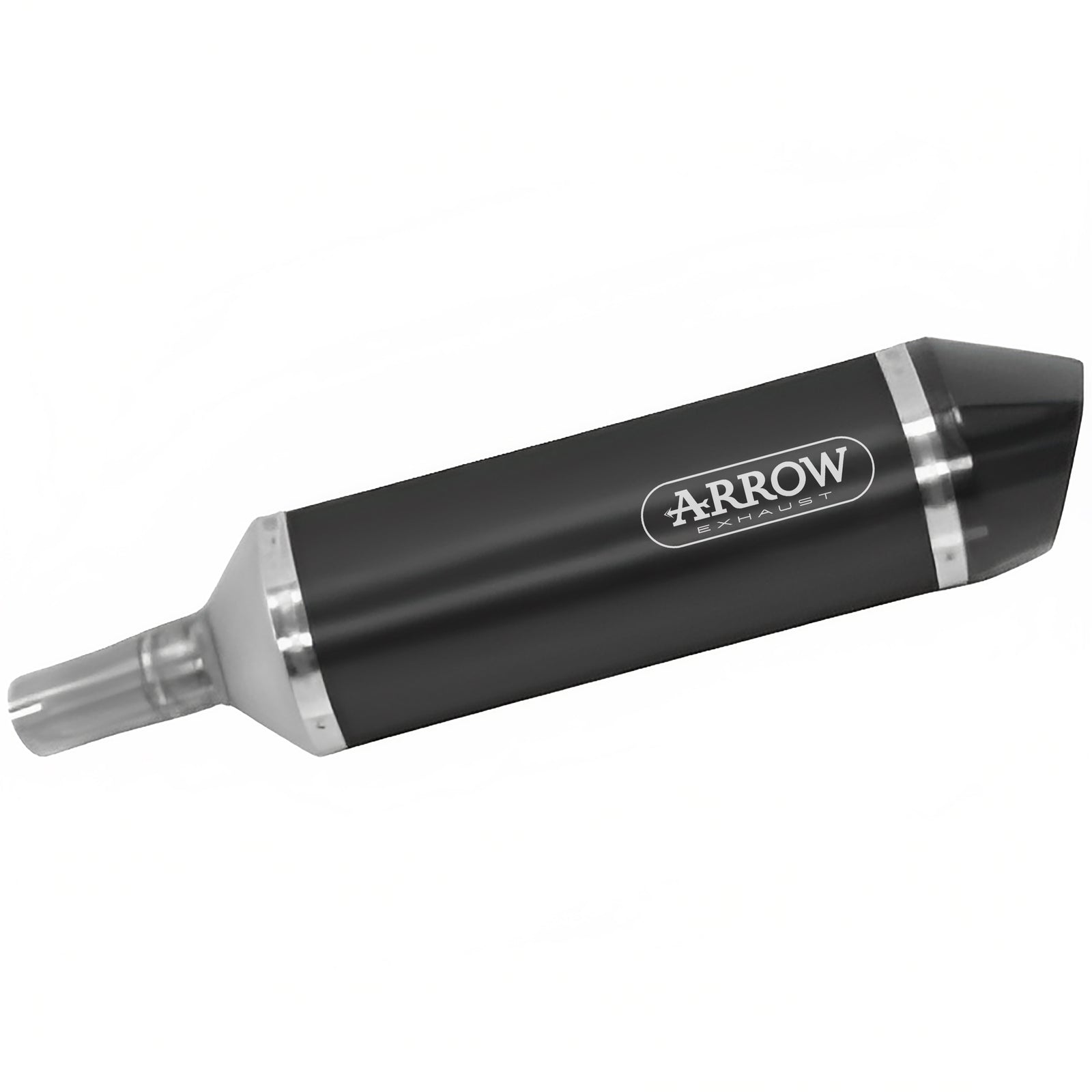 Arrow 71874AKN Race-Tech Aluminium "Dark" Slip On With Carbon End Cap