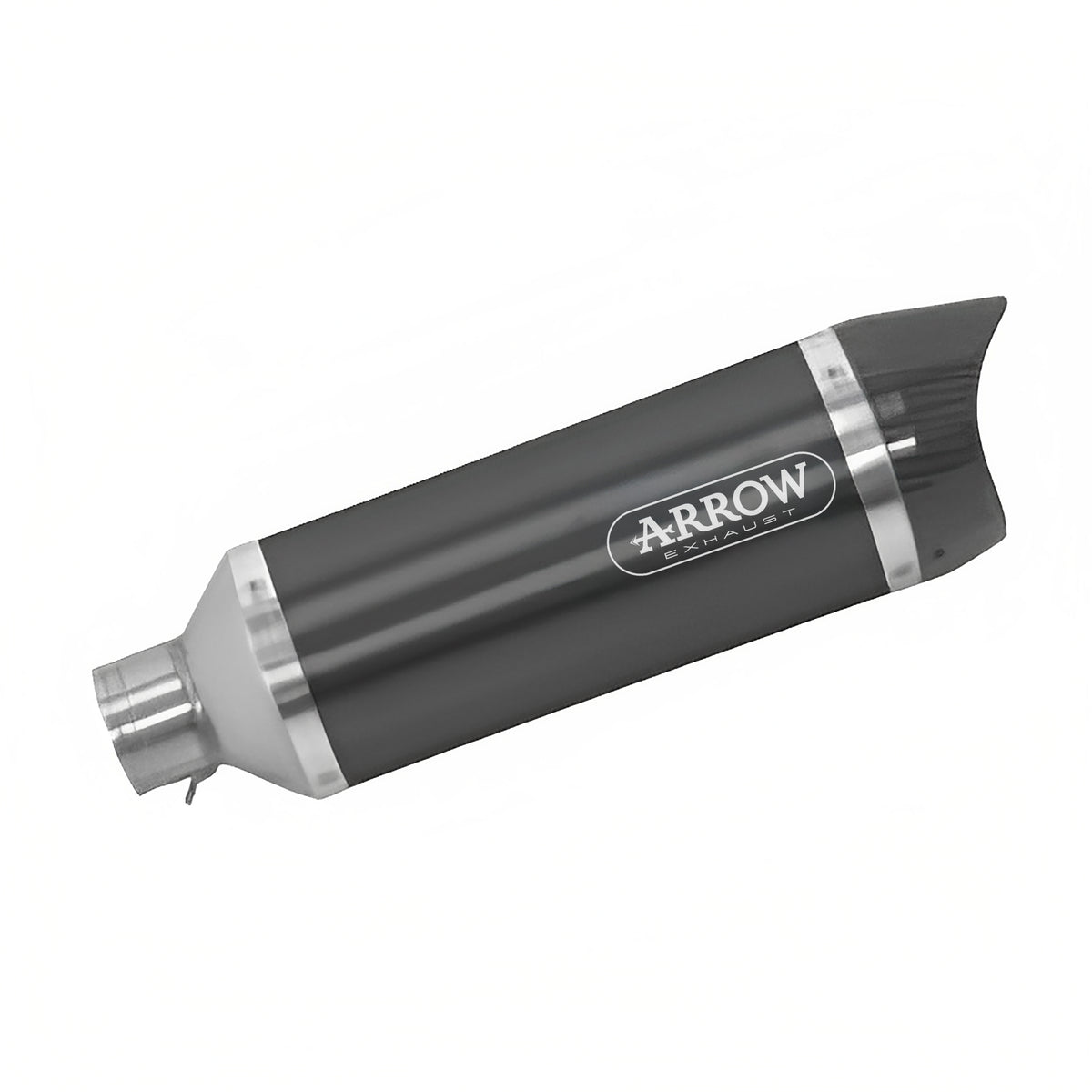 Arrow 71892AKN Thunder Aluminium "Dark" Slip On With Carbon End Cap