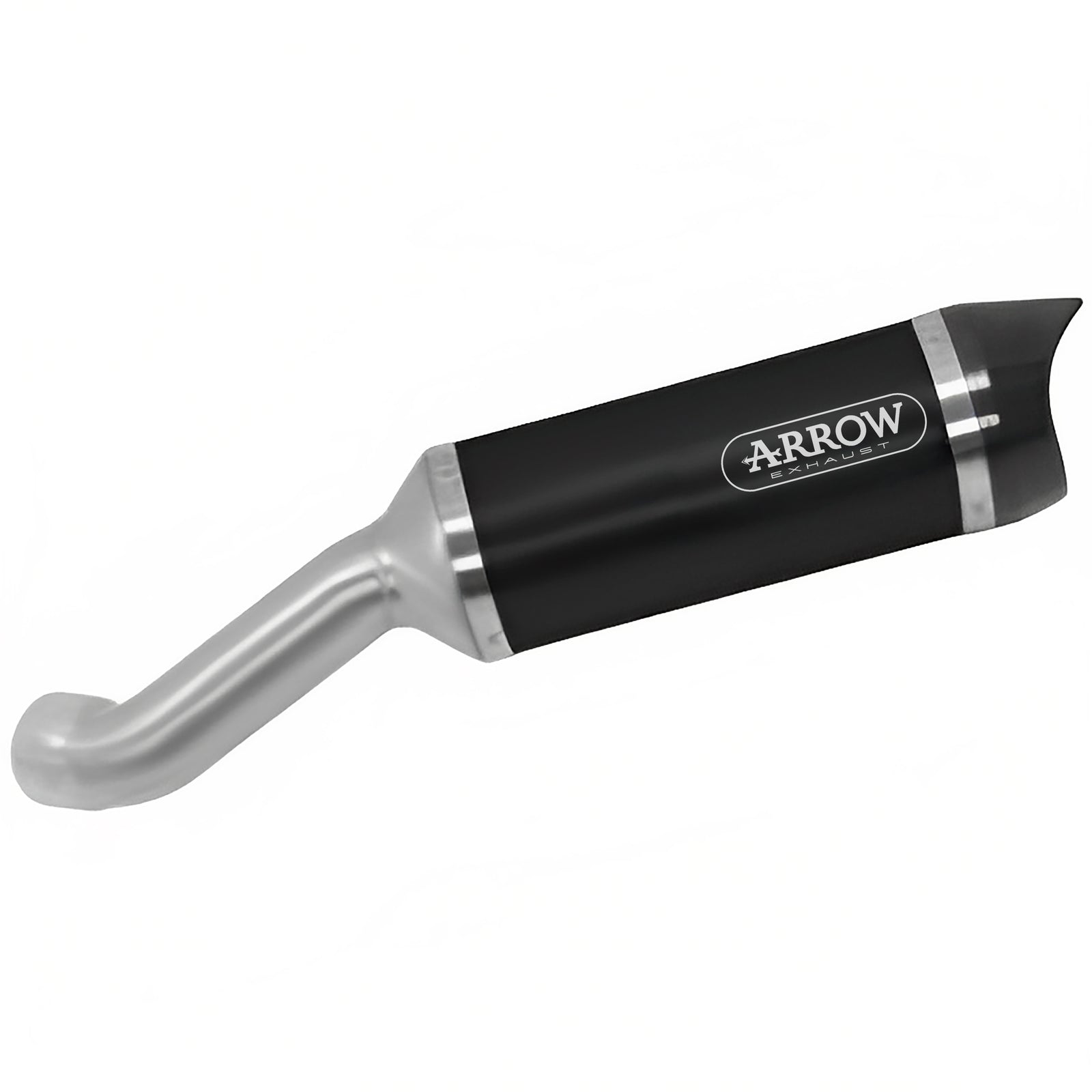 Arrow 71912AKN Street Thunder Aluminium "Dark" Slip On With Carbon End Cap