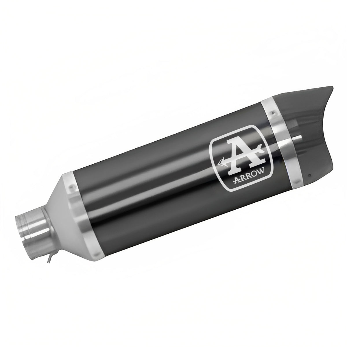 Arrow 71930AKN Thunder Aluminium "Dark" Slip On With Carbon End Cap