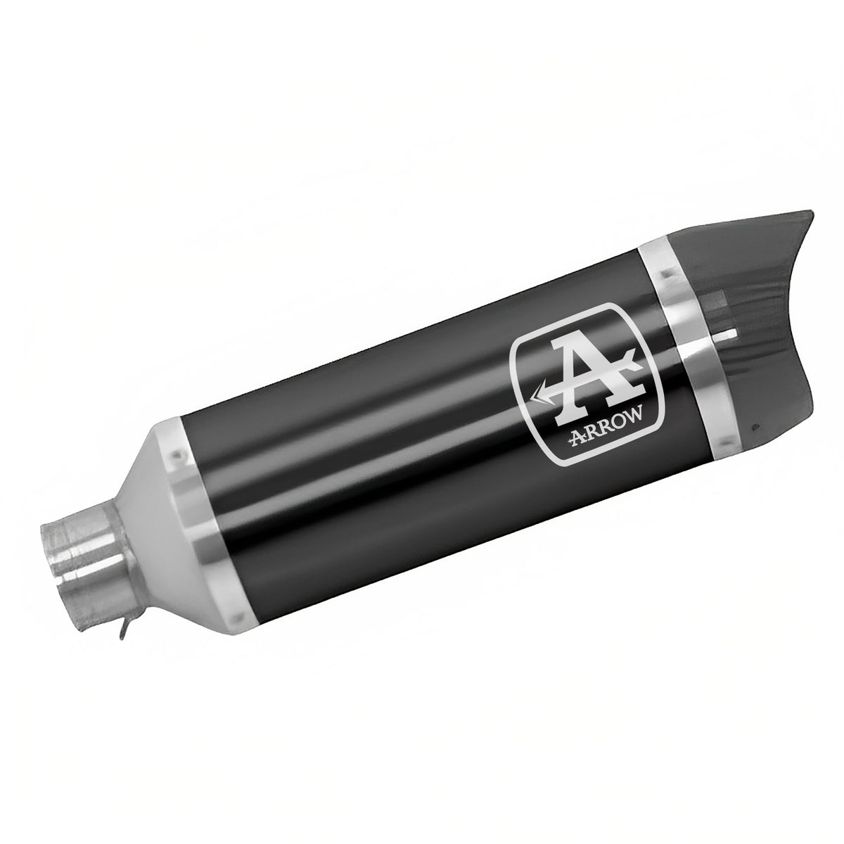Arrow 71931AKN Thunder Aluminium "Dark" Slip On With Carbon End Cap