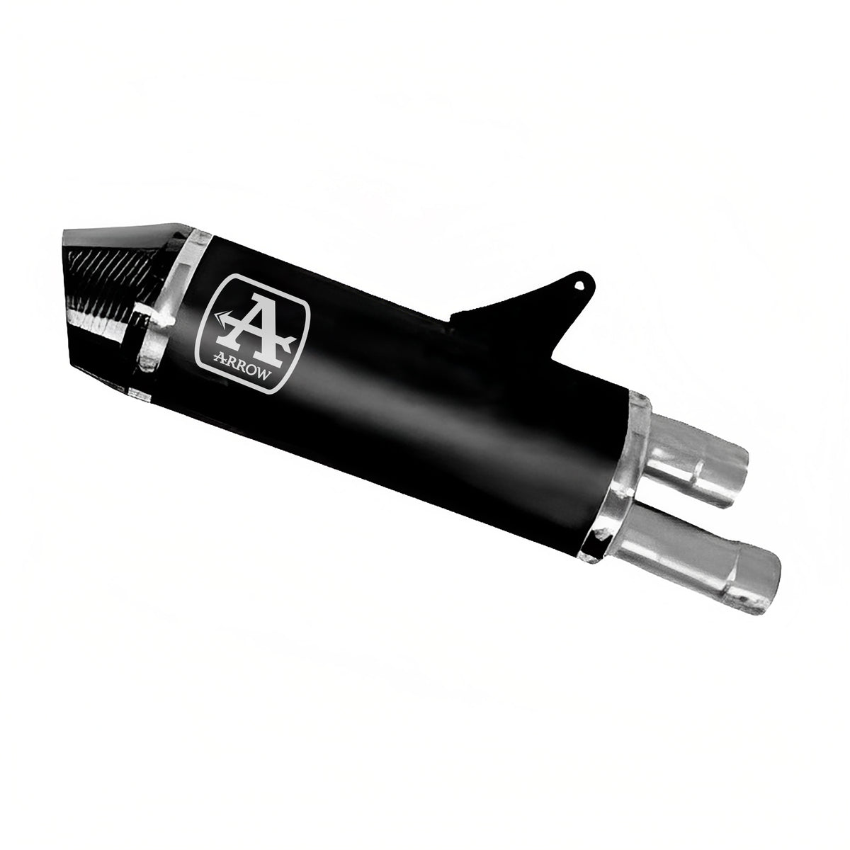 Arrow 71955AKN Race-Tech Aluminium "Dark" Slip On With Carbon End Cap