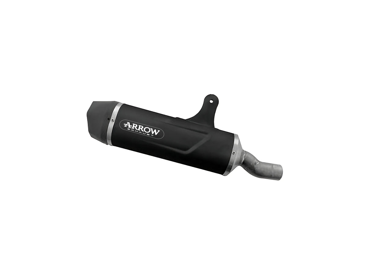 Arrow 71960AKN Indy Race EVO Aluminium "Dark" Slip On With Carbon End Cap