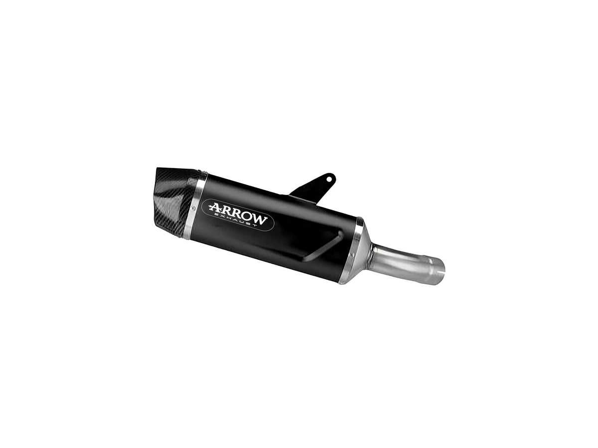 Arrow 71963AKN Indy Race EVO Aluminium "Dark" Slip On With Carbon End Cap