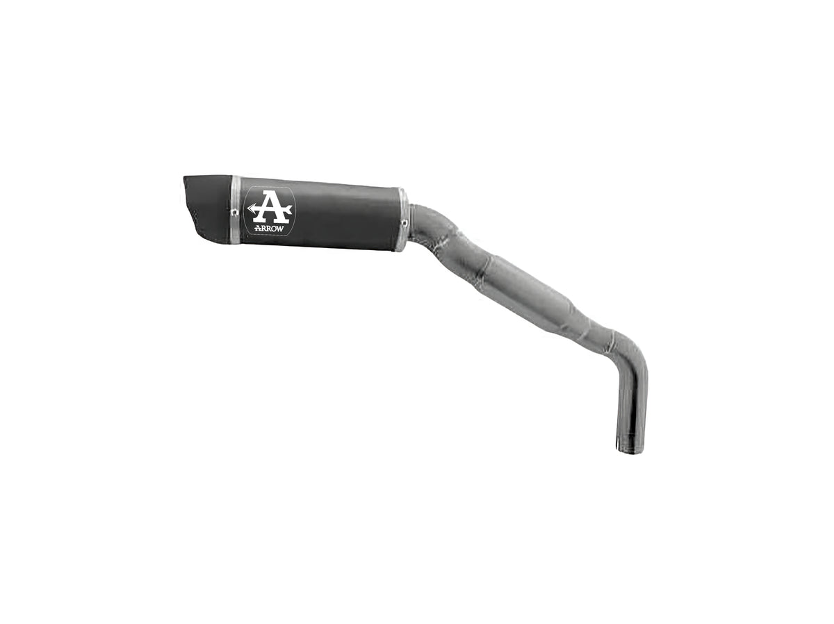 Arrow 71971AKN Indy Race Aluminium "Dark" Slip On With Carbon End Cap