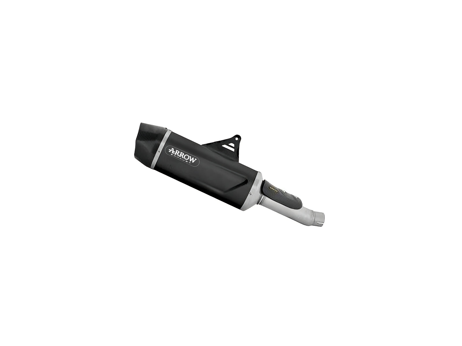 Arrow 71980AKN Indy Race EVO Aluminium "Dark" Slip On With Carbon End Cap