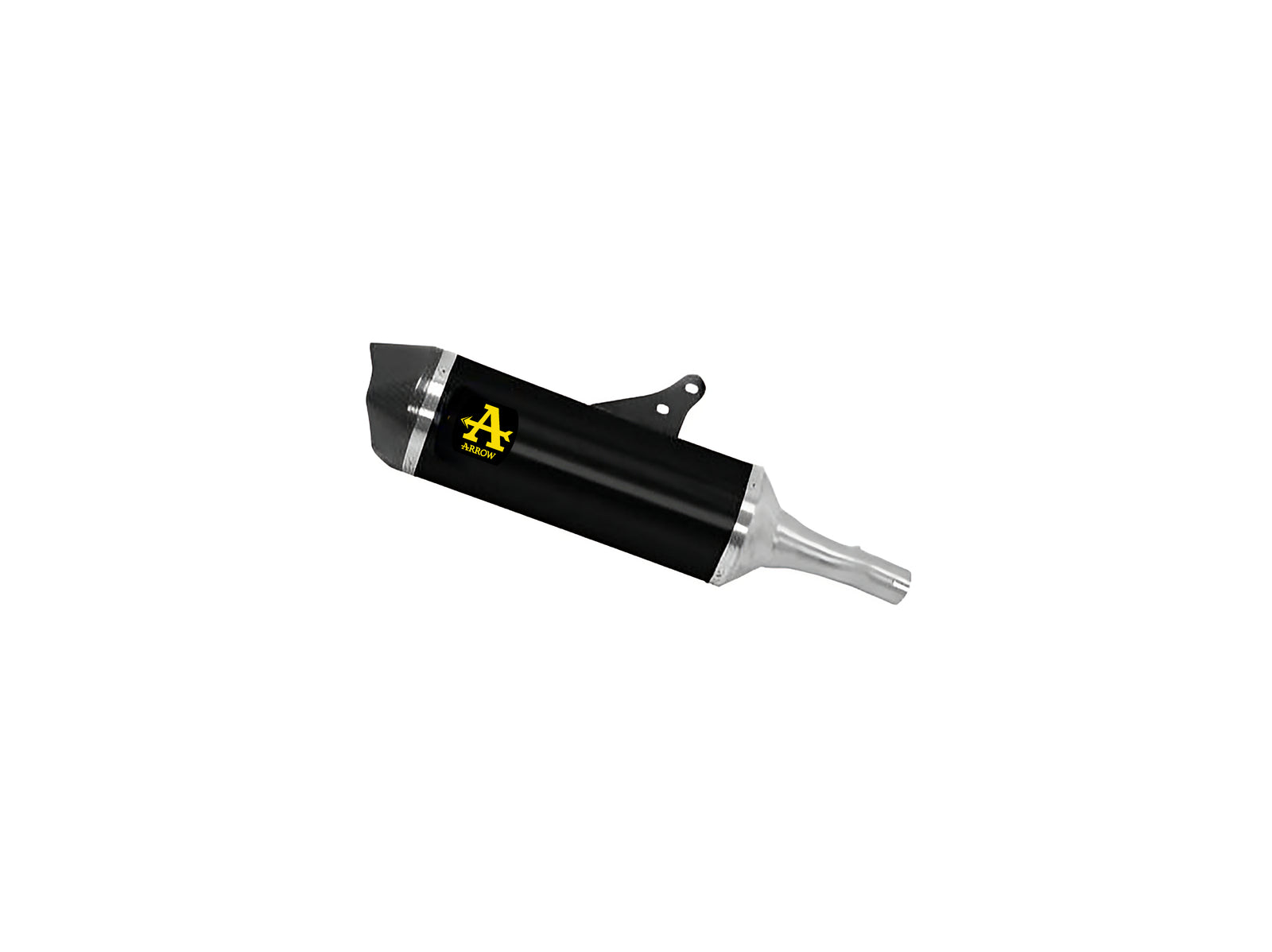 Arrow 71985AKN Race-Tech Aluminium "Dark" Slip On With Carbon End Cap