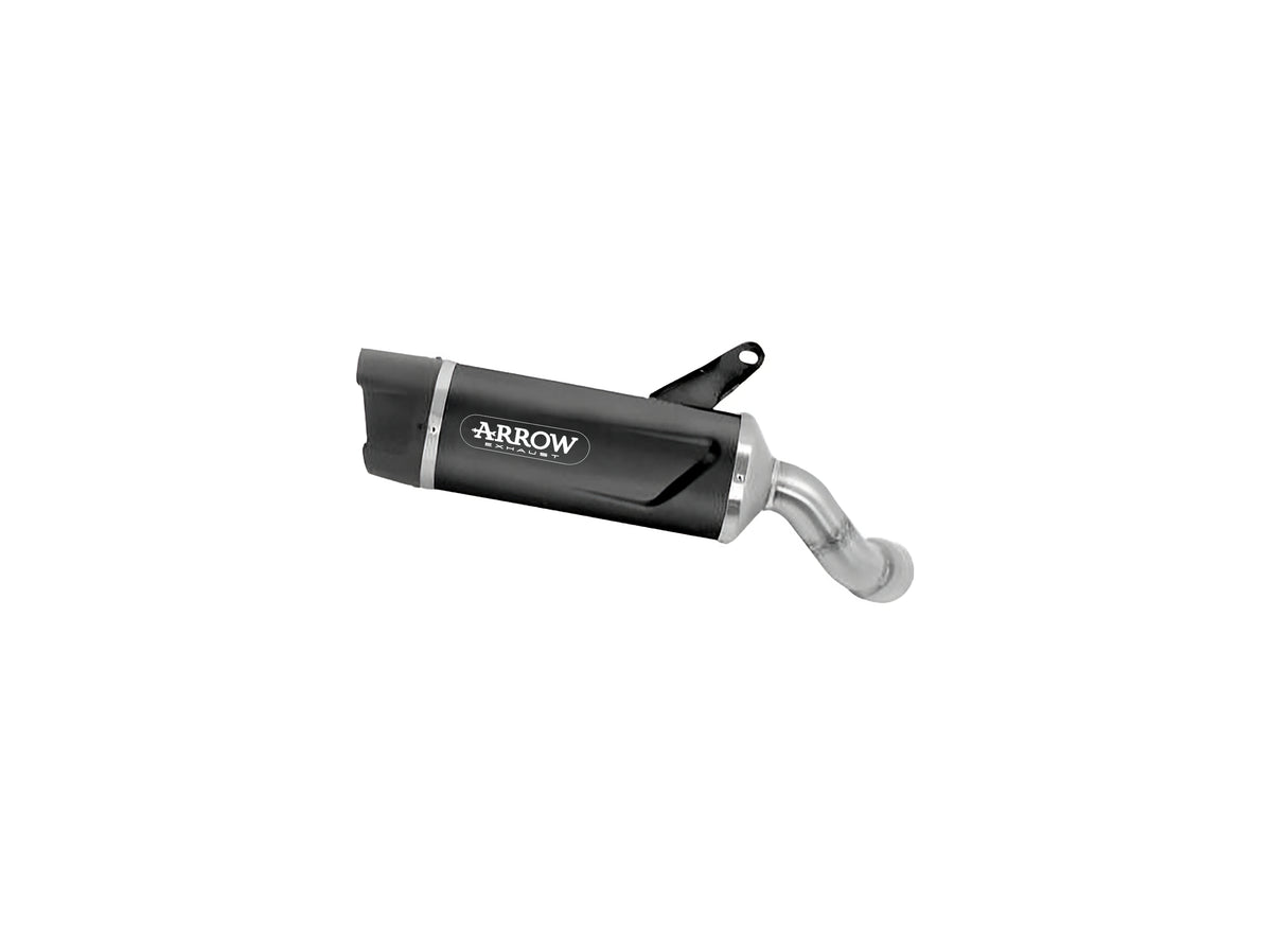 Arrow 71987AKN Indy Race EVO Aluminium "Dark" Slip On With Carbon End Cap