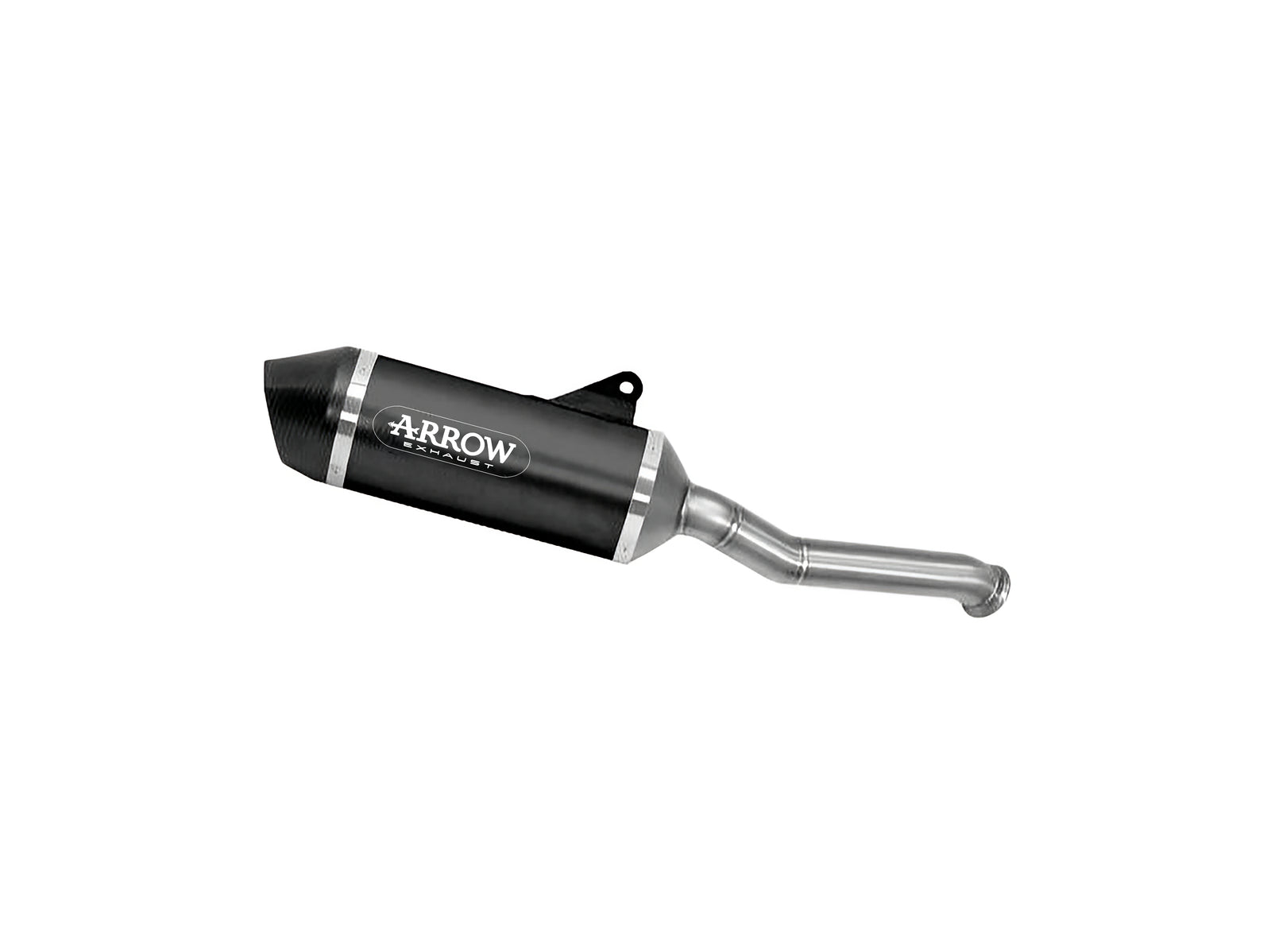 Arrow 71991AKN Race-Tech Aluminium "Dark" Slip On With Carbon End Cap