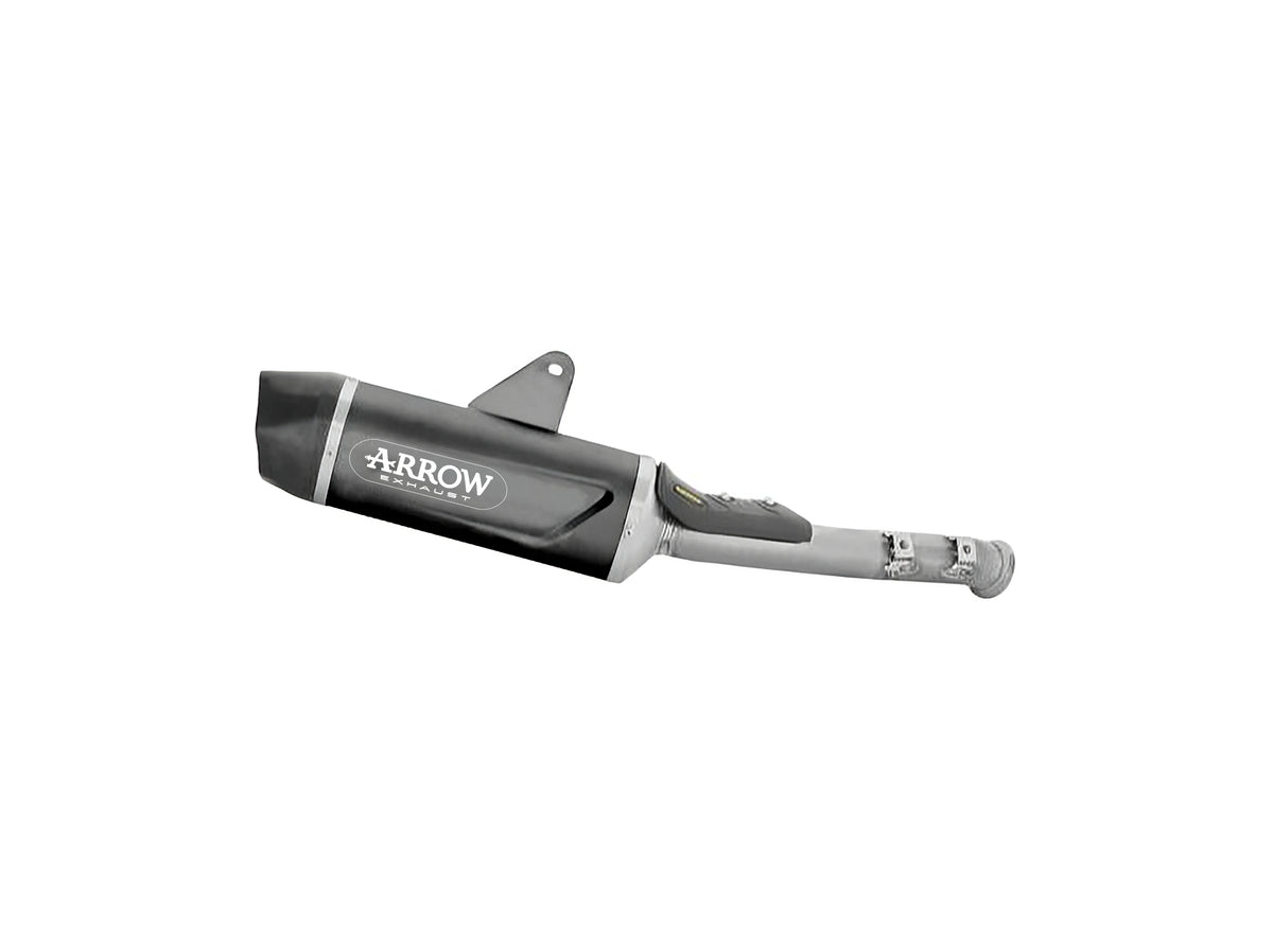 Arrow 71992AKN Indy Race EVO Aluminium "Dark" Slip On With Carbon End Cap