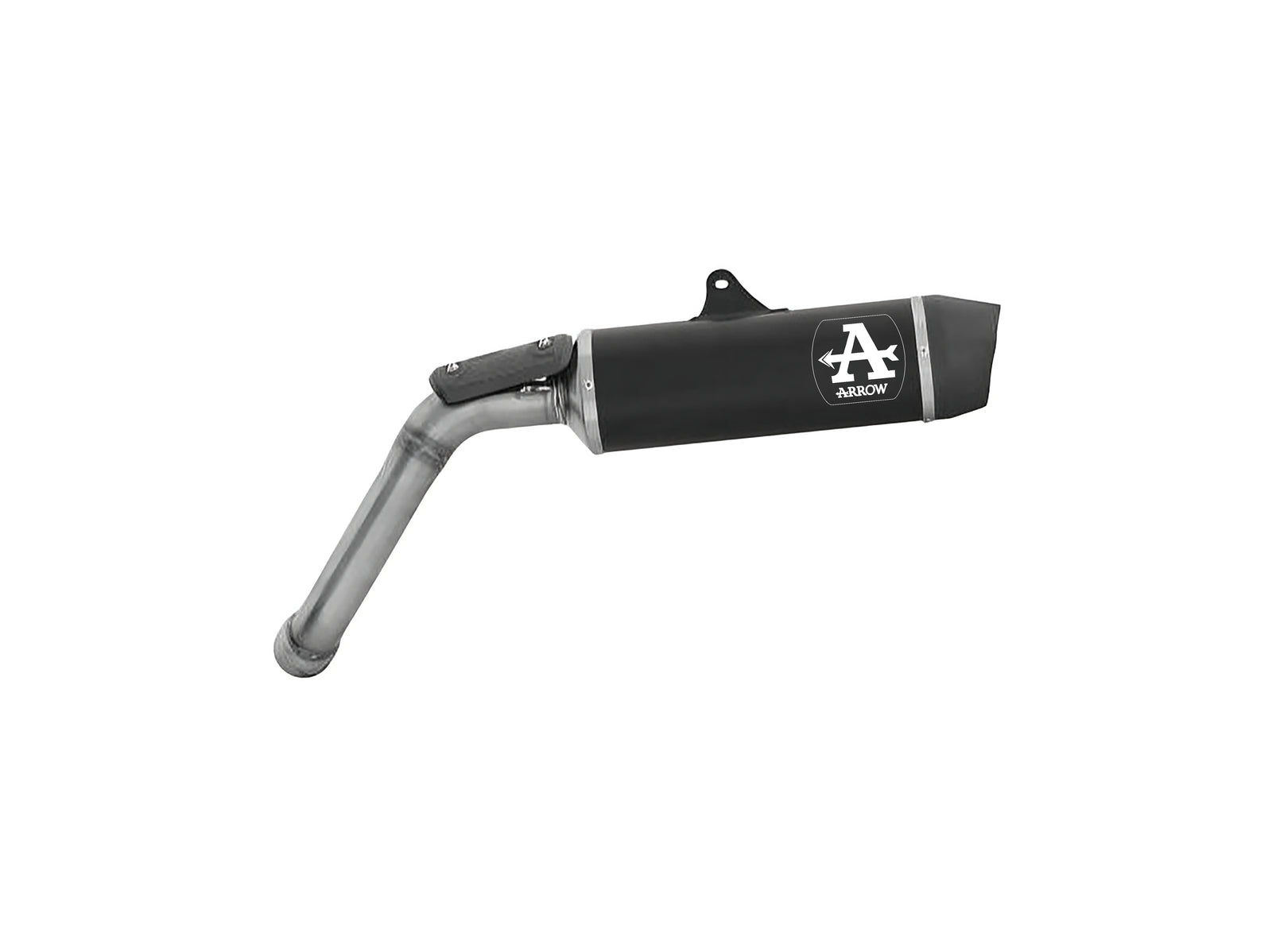 Arrow 71998AKN Indy Race Aluminium "Dark" Slip On With Carbon End Cap