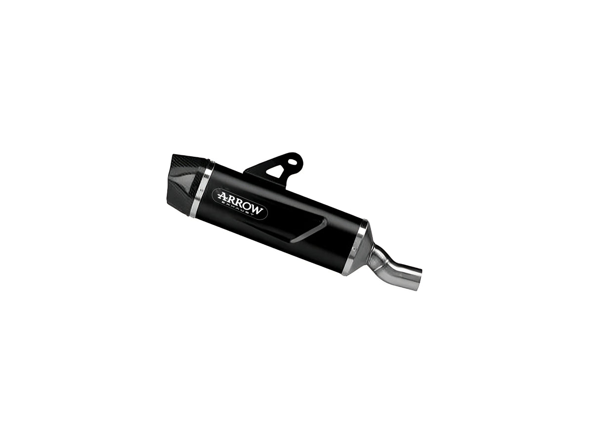 Arrow 72650AKN Indy Race EVO Aluminium "Dark" Slip On With Carbon End Cap