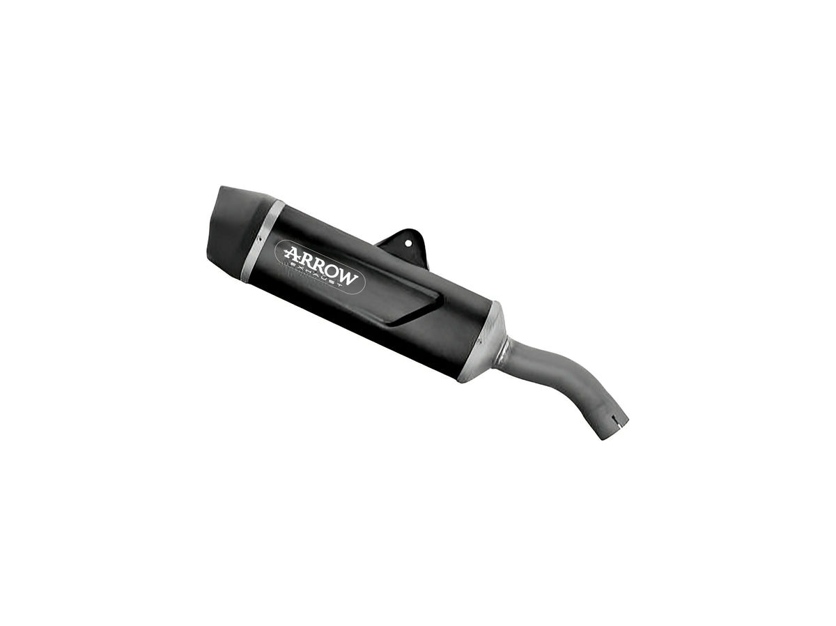 Arrow 72653AKN Indy Race EVO Aluminium "Dark" Slip On With Carbon End Cap
