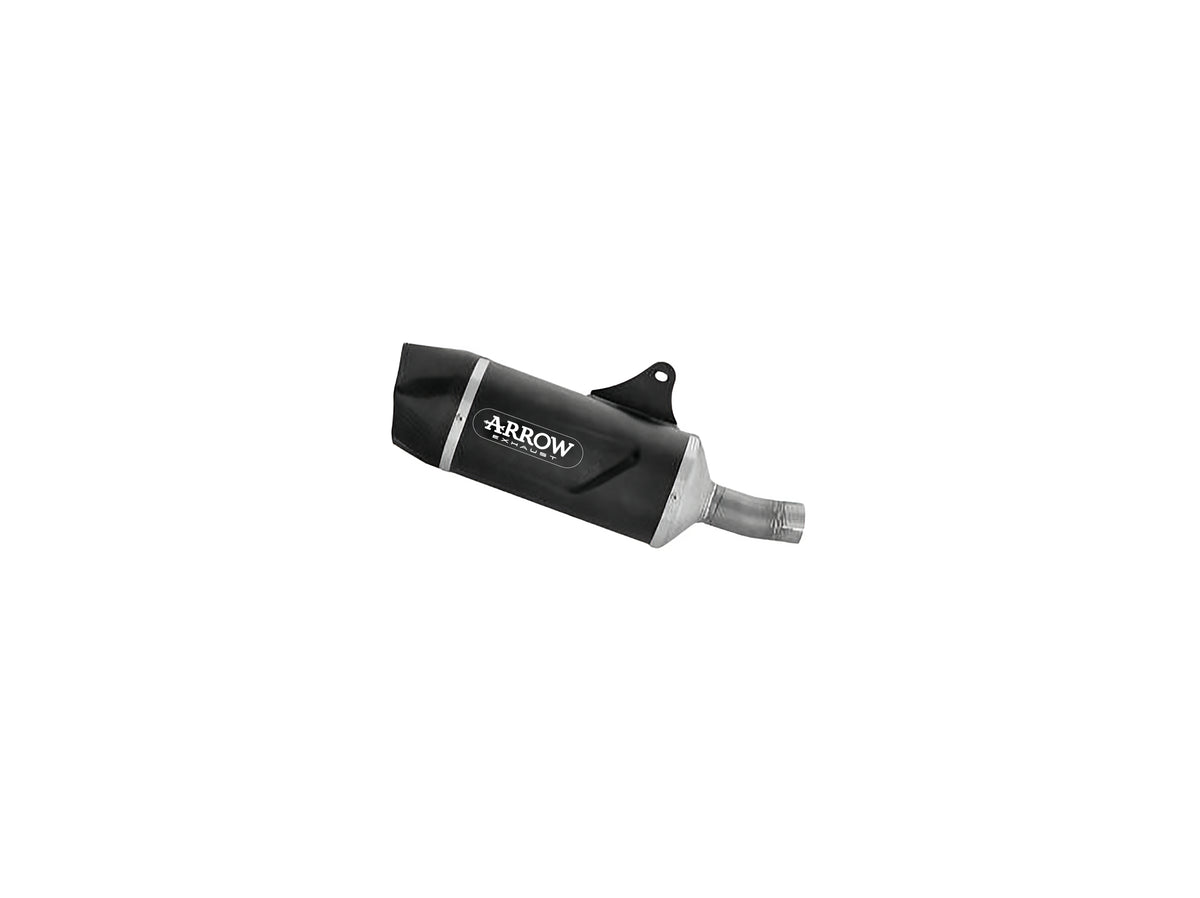 Arrow 72655AKN Indy Race EVO Aluminium "Dark" Slip On With Carbon End Cap