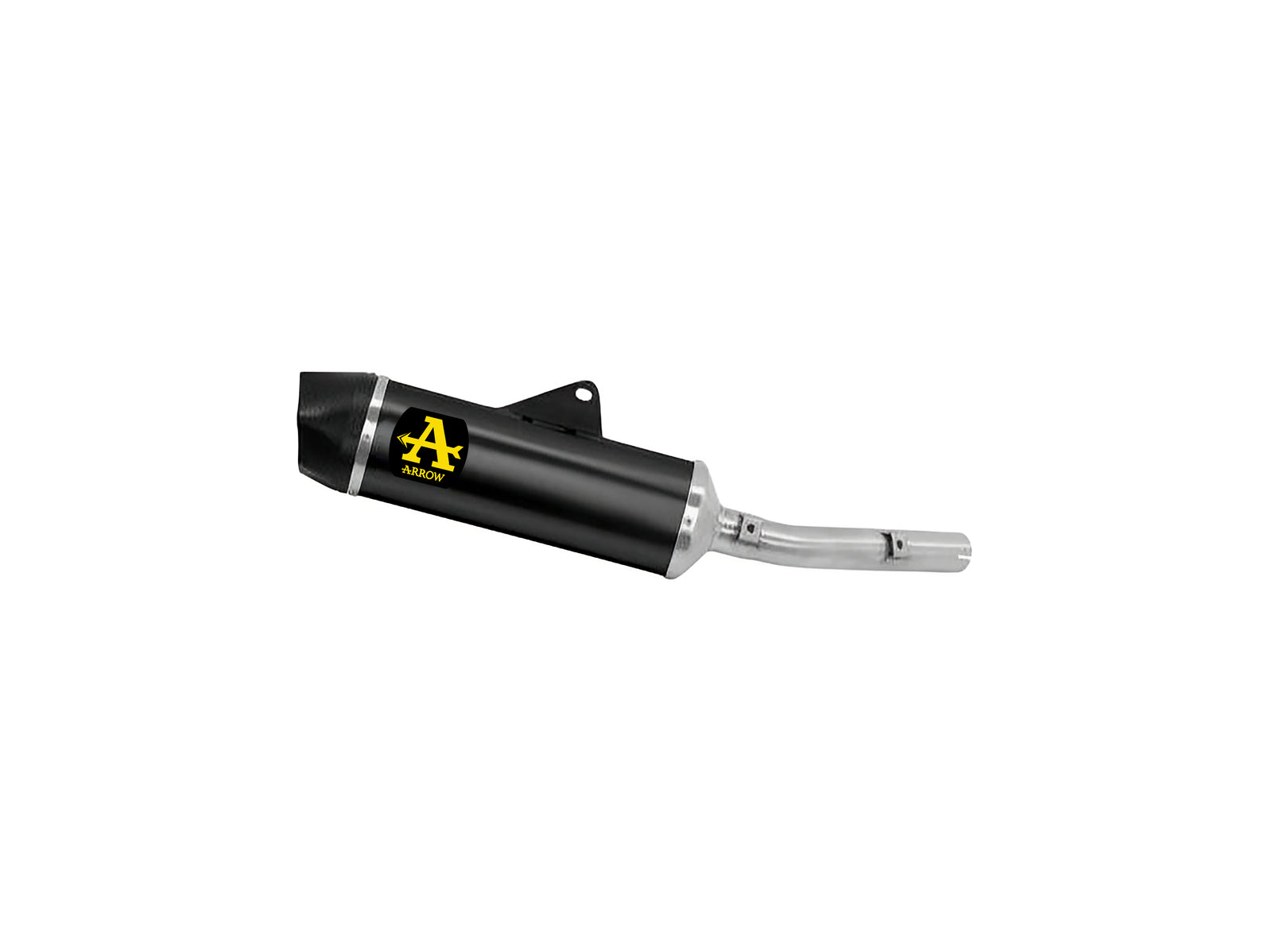 Arrow 72661AKN Indy Race Aluminium "Dark" Slip On With Carbon End Cap