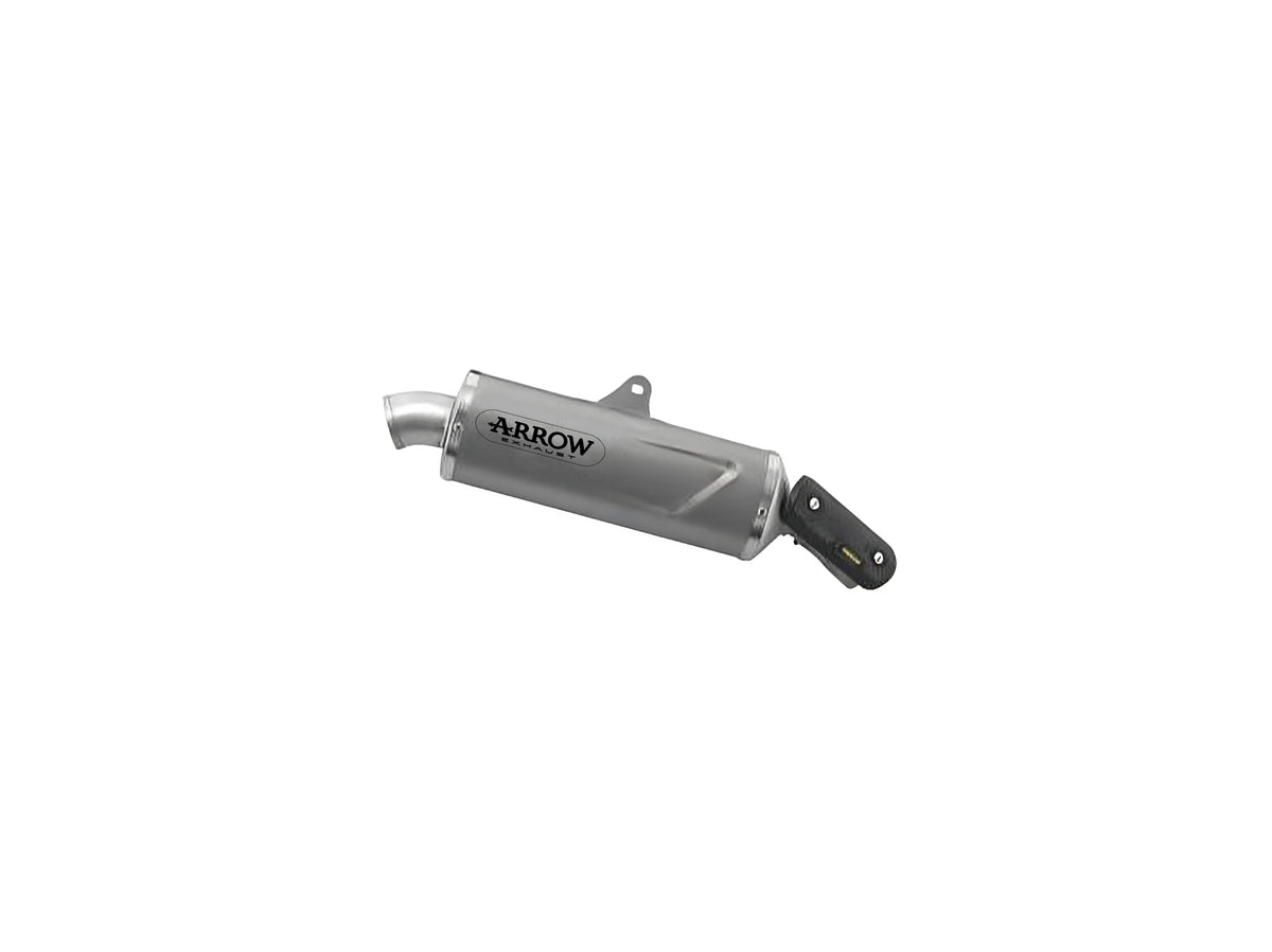 Arrow 72663PO Indy Race EVO Titanium Slip On With Steel End Cap