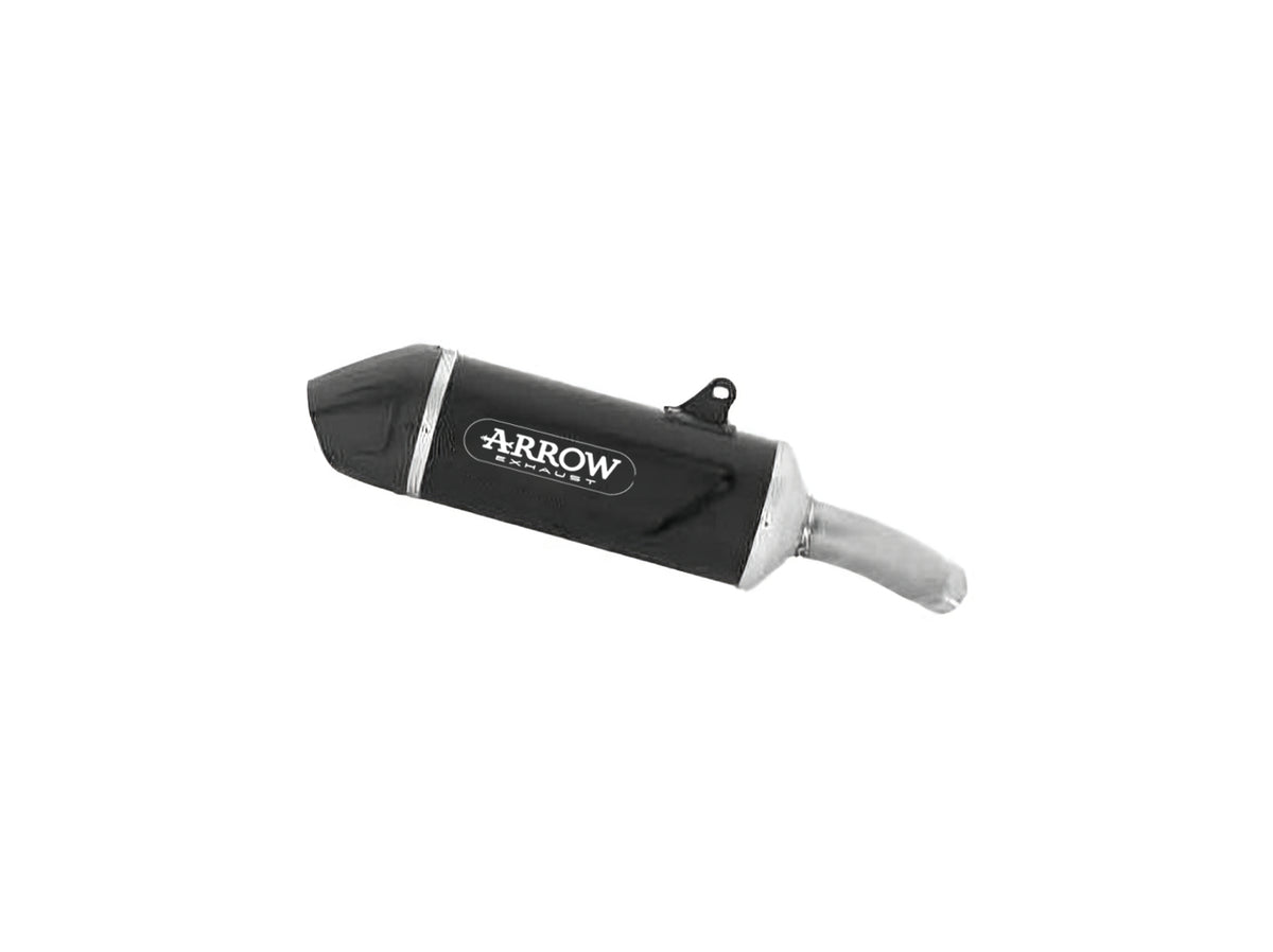 Arrow 72668AKN Indy Race EVO Aluminium "Dark" Slip On With Carbon End Cap