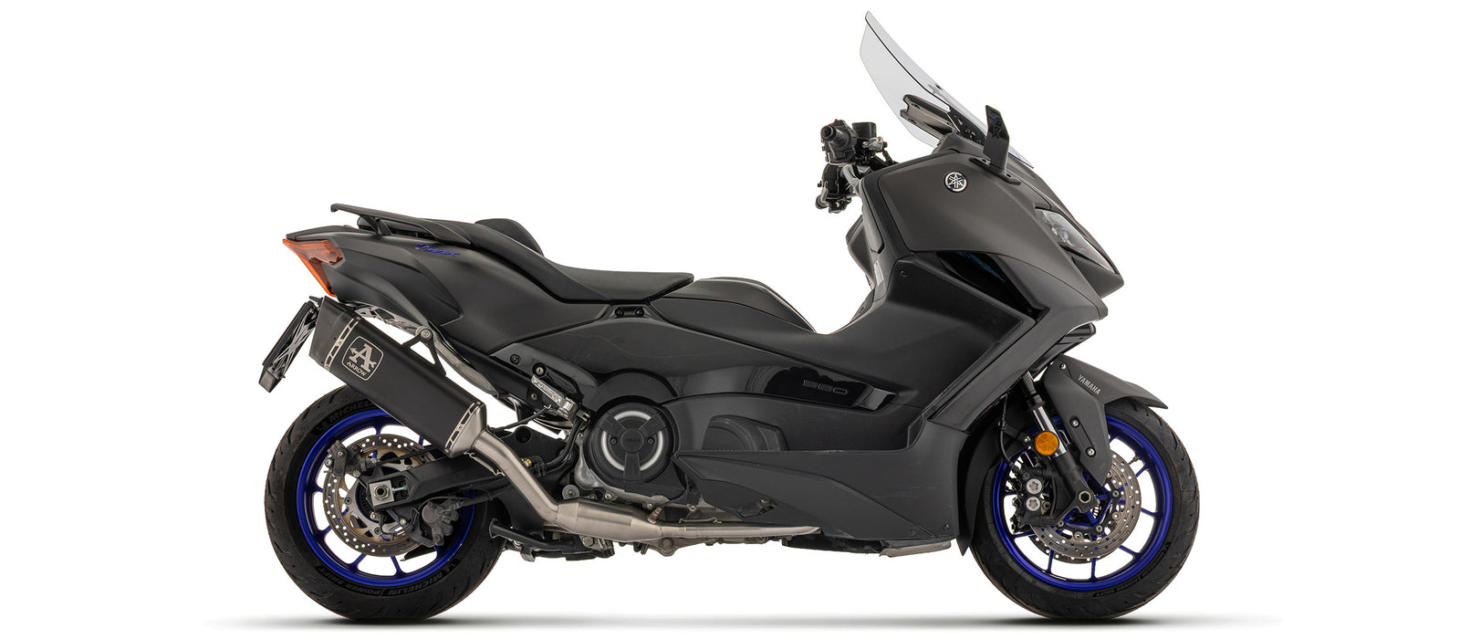 Arrow 73023PTN Full System Racing With Pista Titanium "Dark" Slip Ons