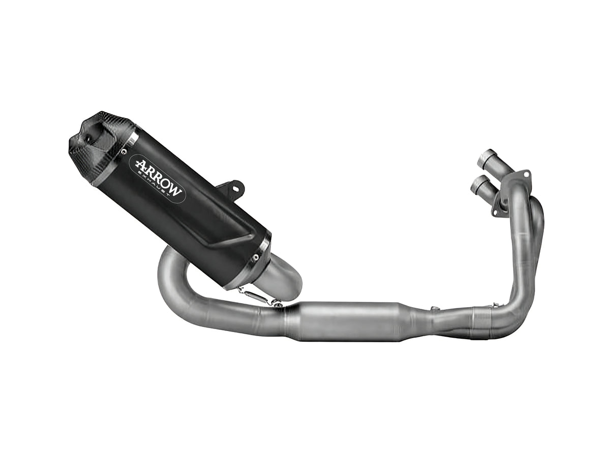 Arrow 77501AKN Homologated Full System With Indy Race EVO Aluminium "Dark" Slip On
