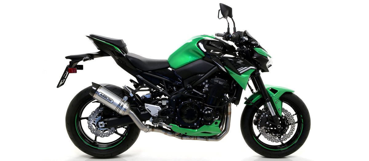 Arrow Full System With Thunder Aluminium Slip On With Carbon Fiber End Cap