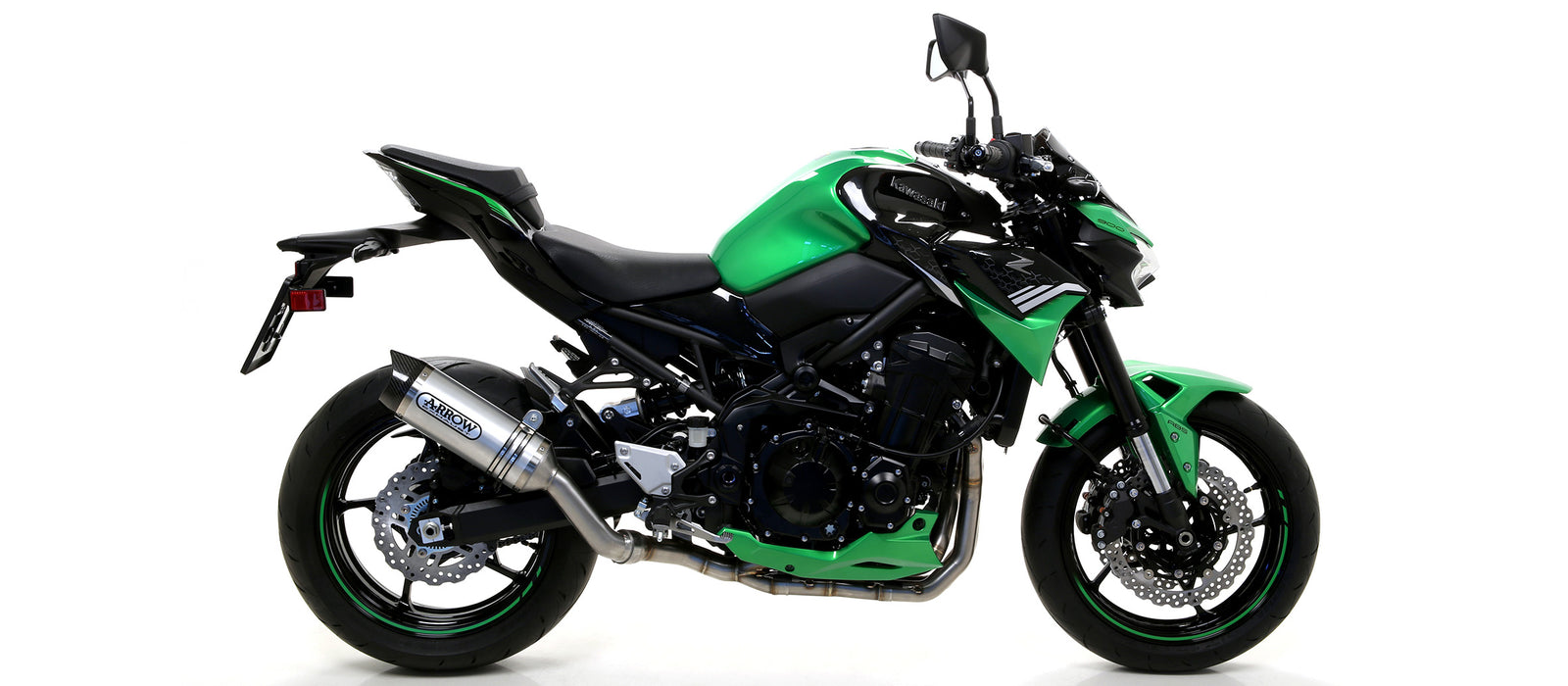 Arrow Full System With Thunder Aluminium Slip On With Carbon Fiber End Cap