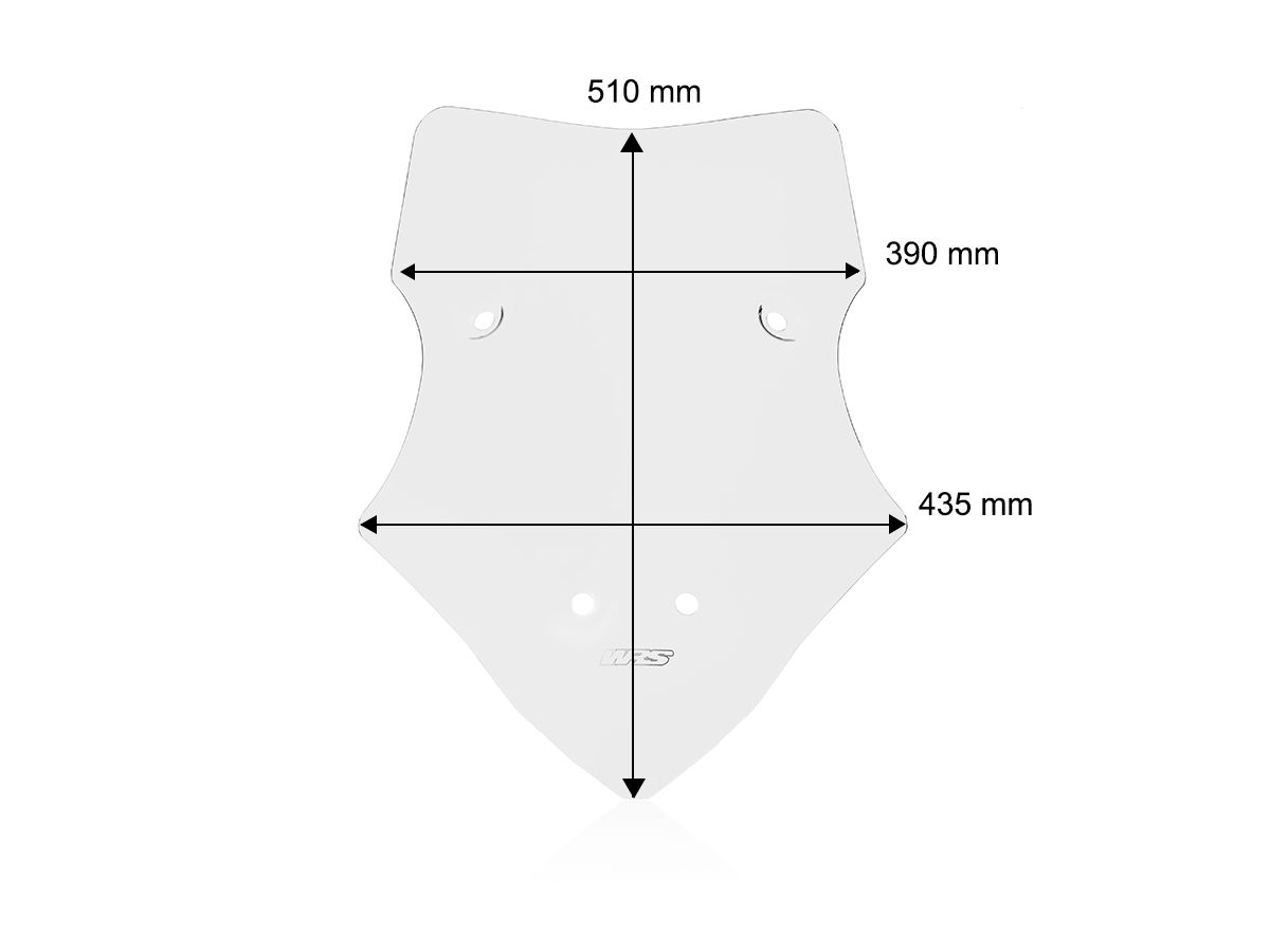 WRS STANDARD PLUS WINDSCREEN DUCATI MULTISTRADA V4 / S / S SPORT / RALLY 2020-2025