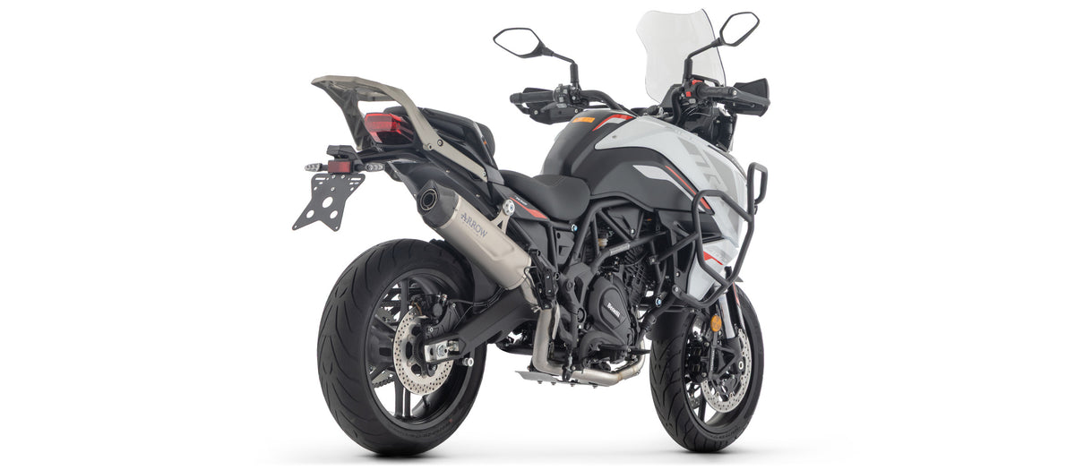 Arrow Full System With Indy Race Evo Titanium Slip On With Carbon End Cap