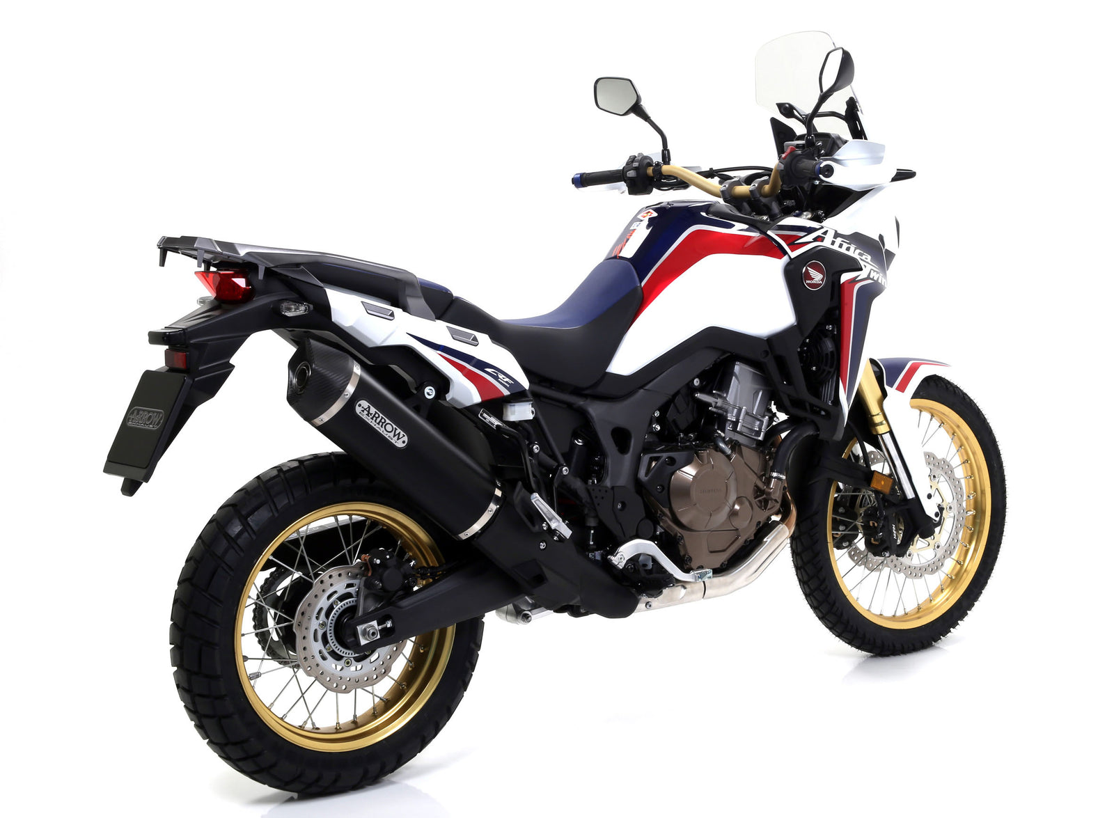 Arrow Maxi Race-Tech Aluminium Dark" Slip On With Carbon End Cap"