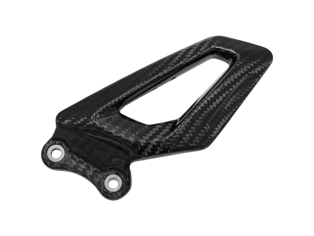 CRB117L - BMW S1000RR GLOSSY CARBON HEEL GUARDS