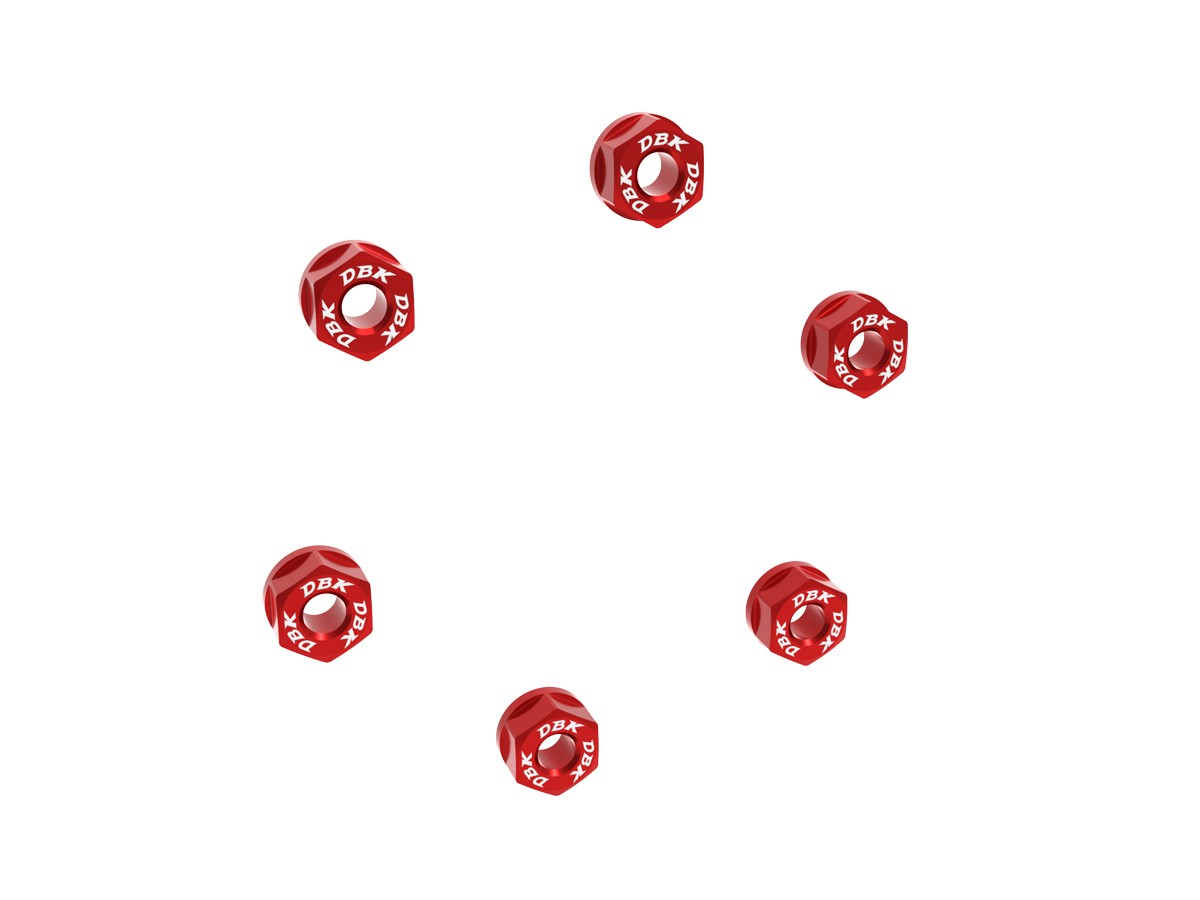 6DSB05  - NUTS SET REAR SPROCKET CARRIER M10x1.25