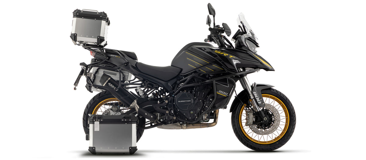 Indy Race Evo Aluminium Dark" Slip On With Carbon End Cap"