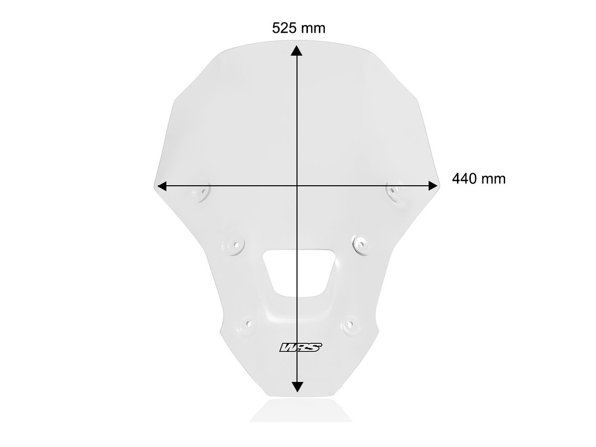 WRS CAPONORD WINDSCREEN HONDA CRF 1100 L AFRICA TWIN ADV SPORTS 2021-2025