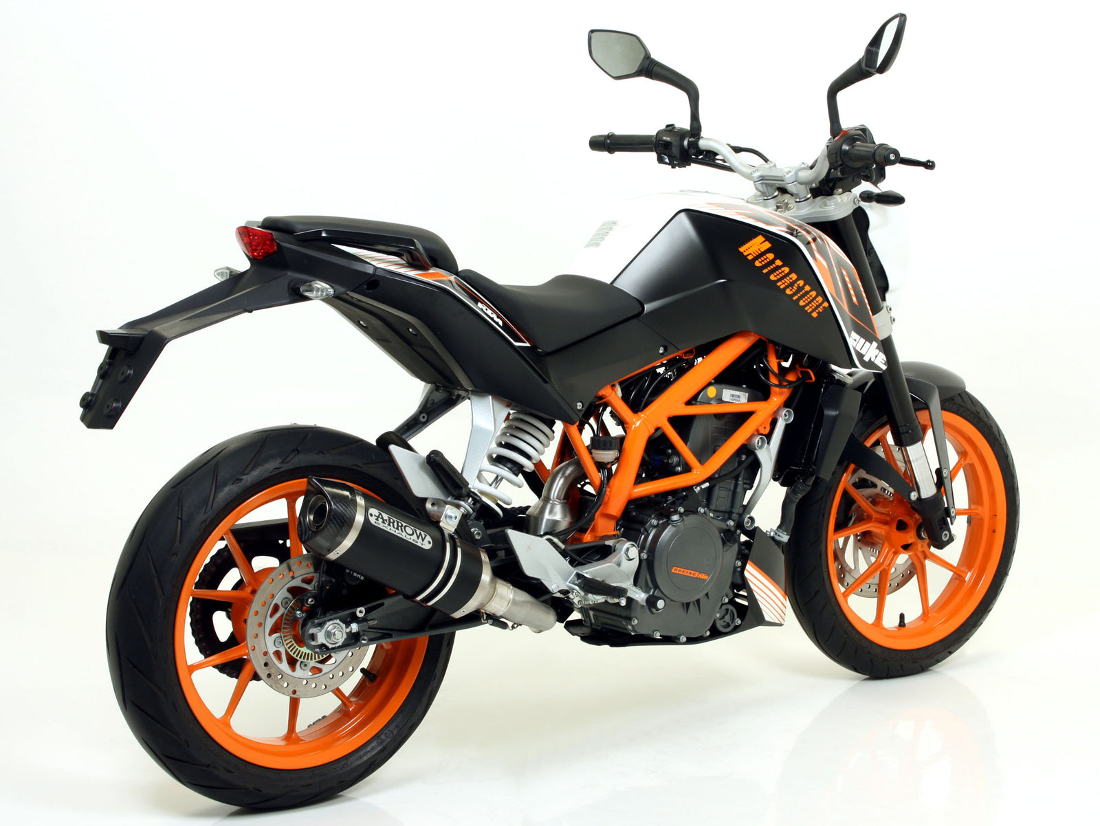 Arrow Street Thunder Aluminium Dark" Slip On With Carbon End Cap"