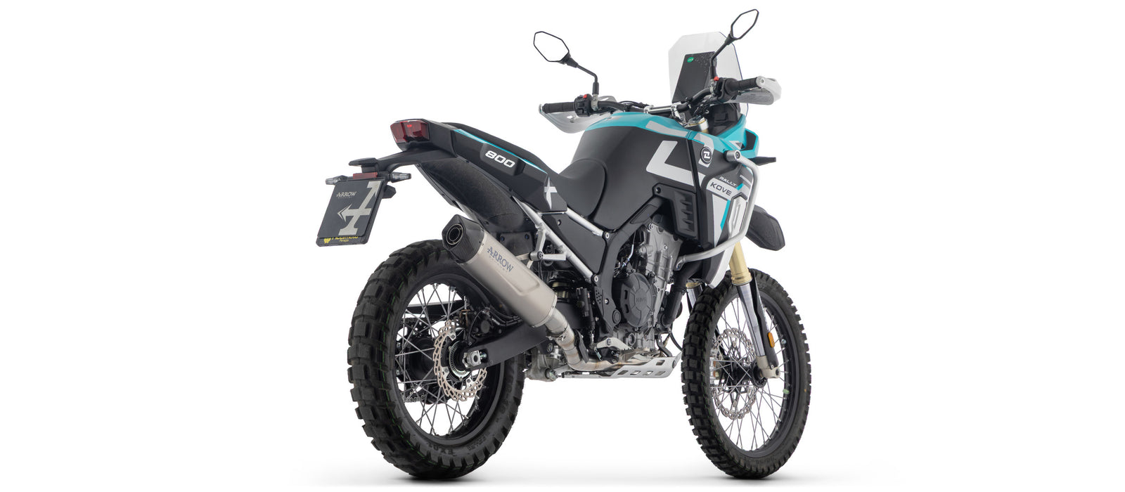 Arrow Full System With Indy Race Evo Titanium Slip On With Carbon End Cap