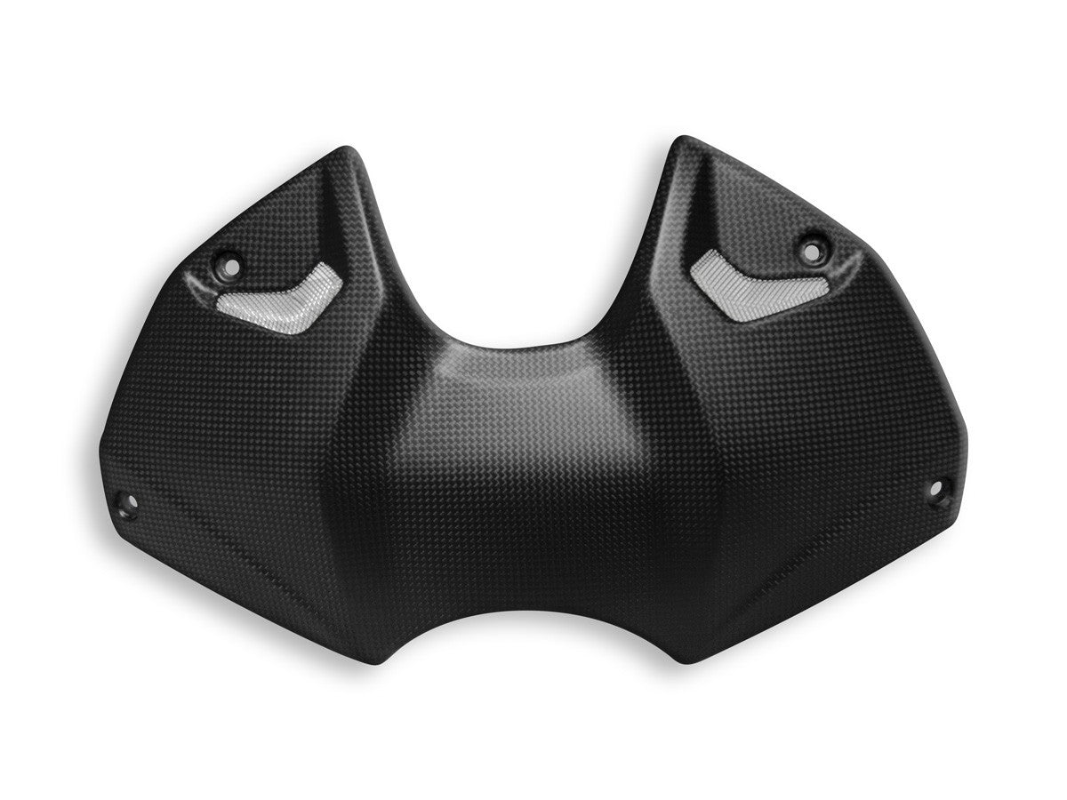 CRB132O - MATT CARBON TANK COVER SF V4/S MY23 (OEM)