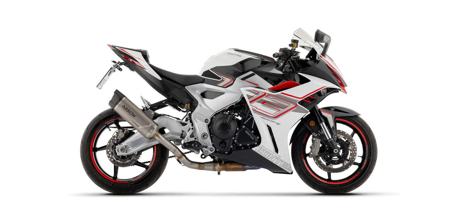 Arrow Indy Race Evo Titanium Slip On With Carbon End Cap
