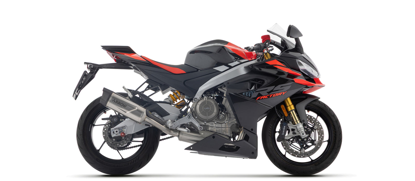 Full System With Indy Race Evo Titanium Slip On With Carbon End Cap