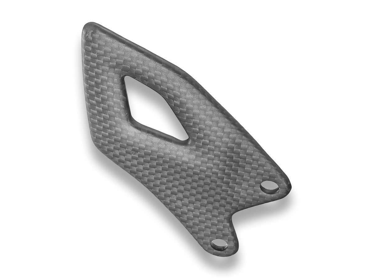 CRB216O - PANIGALE V4 2025 MATT CARBON HEEL GUARDS