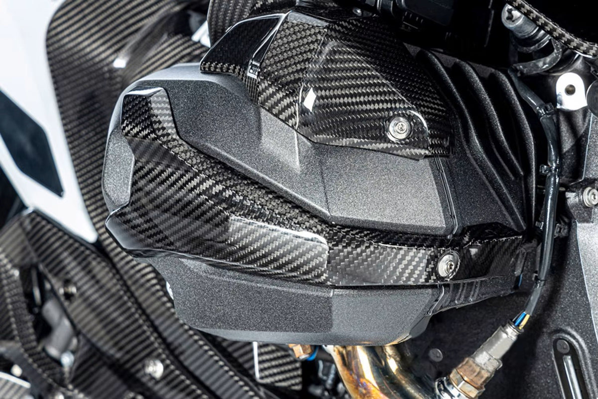 CRB184L BMW R1300GS Glossy Carbon Shift Cam Covers