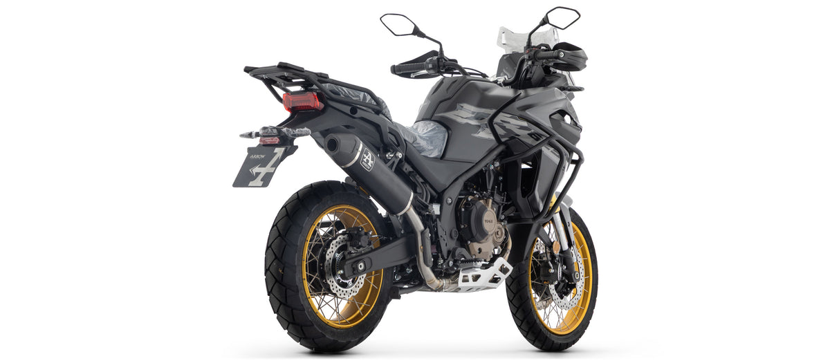 Arrow Indy Race Aluminium Dark" Slip On With Carbon End Cap"