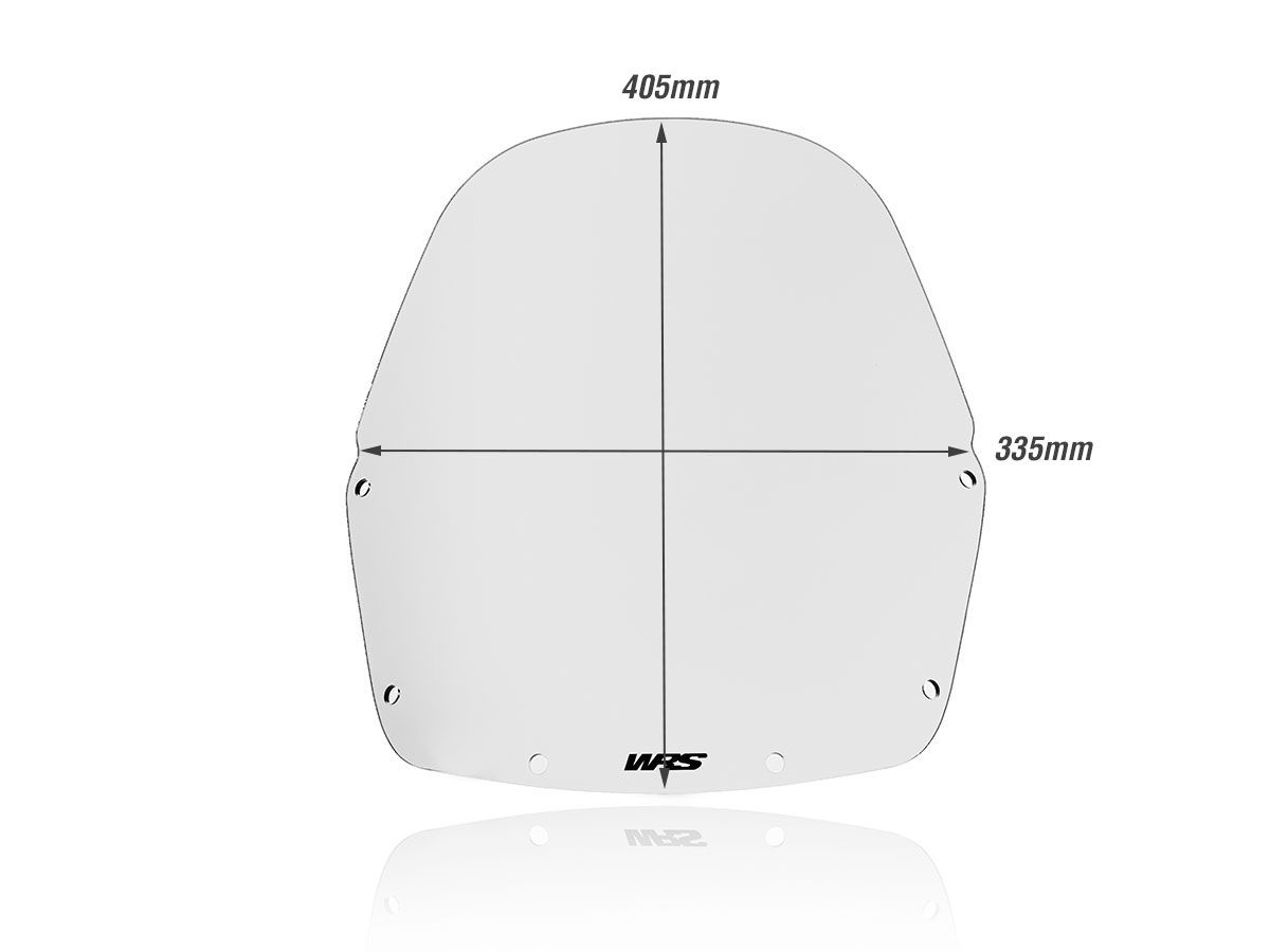 WRS STANDARD WINDSCREEN XRV AFRICA TWIN 750 1990-1992 RD04