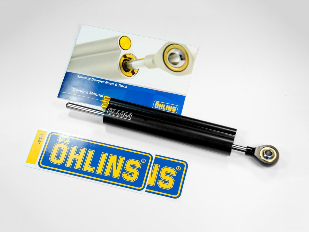 OH03 - BLACK STEERING DAMPER OHLINS