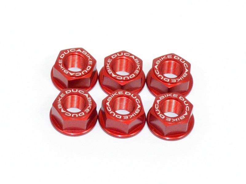 6DSB01 - NUTS SET REAR SPROCKET CARRIER