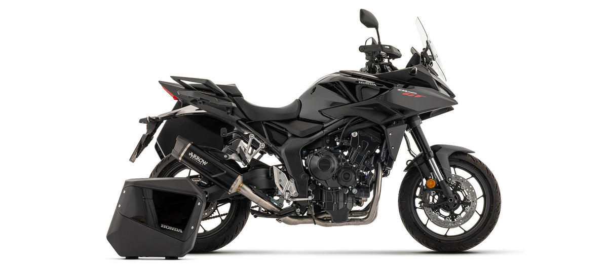 Arrow Indy Race Evo Aluminium Dark" Slip On With Carbon End Cap"