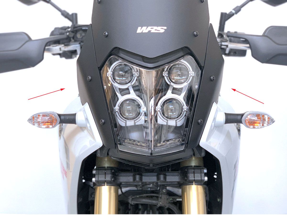 PAIR SIDE DEFLECTORS WRS YAMAHA TENERE 700 2019-2024